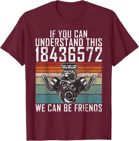 Funny Muscle Car T-Shirt - T-Shirt | Maroon