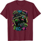 Control gamer Video Game Controller T-Shirt - T-Shirt | Maroon