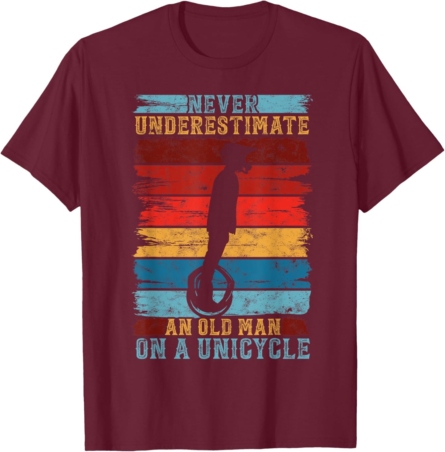 Electric Unicycle EUC Monowheel Electric Unicycle T-Shirt - T-Shirt | Maroon