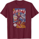 Def Leppard -Adults Comic - Black, Small T-Shirt - T-Shirt | Maroon