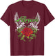 Poison - Thorns & Wings T-Shirt - T-Shirt | Maroon