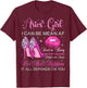Aries Girl Birthday High Heels Dripping Lips Zodiac Women T-Shirt - T-Shirt | Maroon