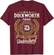 DUCKWORTH Family - Last Name DUCKWORTH Surname Personalized T-Shirt - T-Shirt | Maroon
