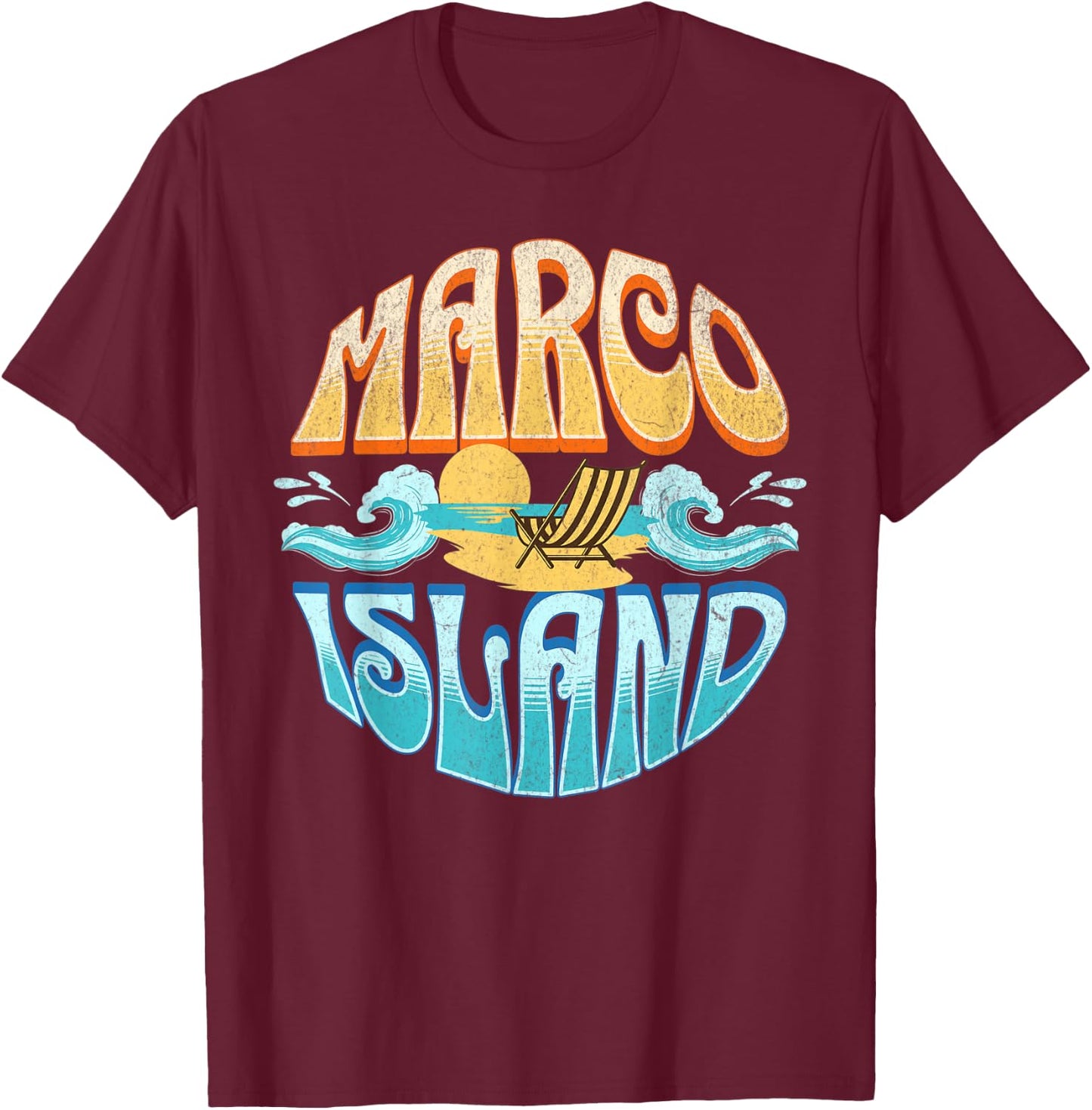 Marco Island T-Shirt - T-Shirt | Maroon