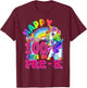 Dabbing Unicorn 100th Day Of School Pre-K Kid Girls Teacher T-Shirt - T-Shirt | Maroon