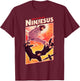 It's Ninjesus 80s Action Movie Atheist Christian Ninja Jesus T-Shirt - T-Shirt | Maroon