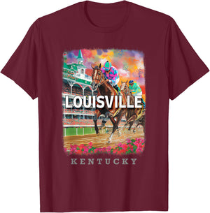 Louisville Kentucky KY Event Delight SD216 T-Shirt - T-Shirt | Maroon