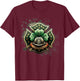 Vintage Shamrock Irish Firefighter St Patricks USA Fireman T-Shirt - T-Shirt | Maroon