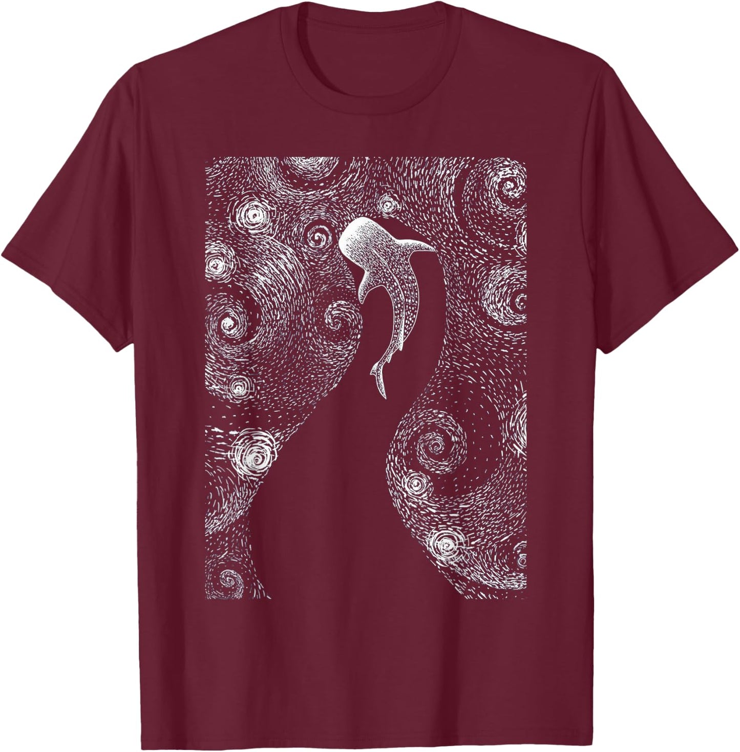 Diving With Whale Sharks Whale Shark T-Shirt - T-Shirt | Maroon