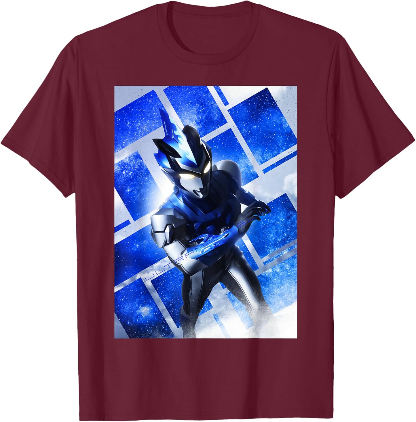 Ultraman Blu - New Generation Ultraman T-Shirt - T-Shirt | Maroon