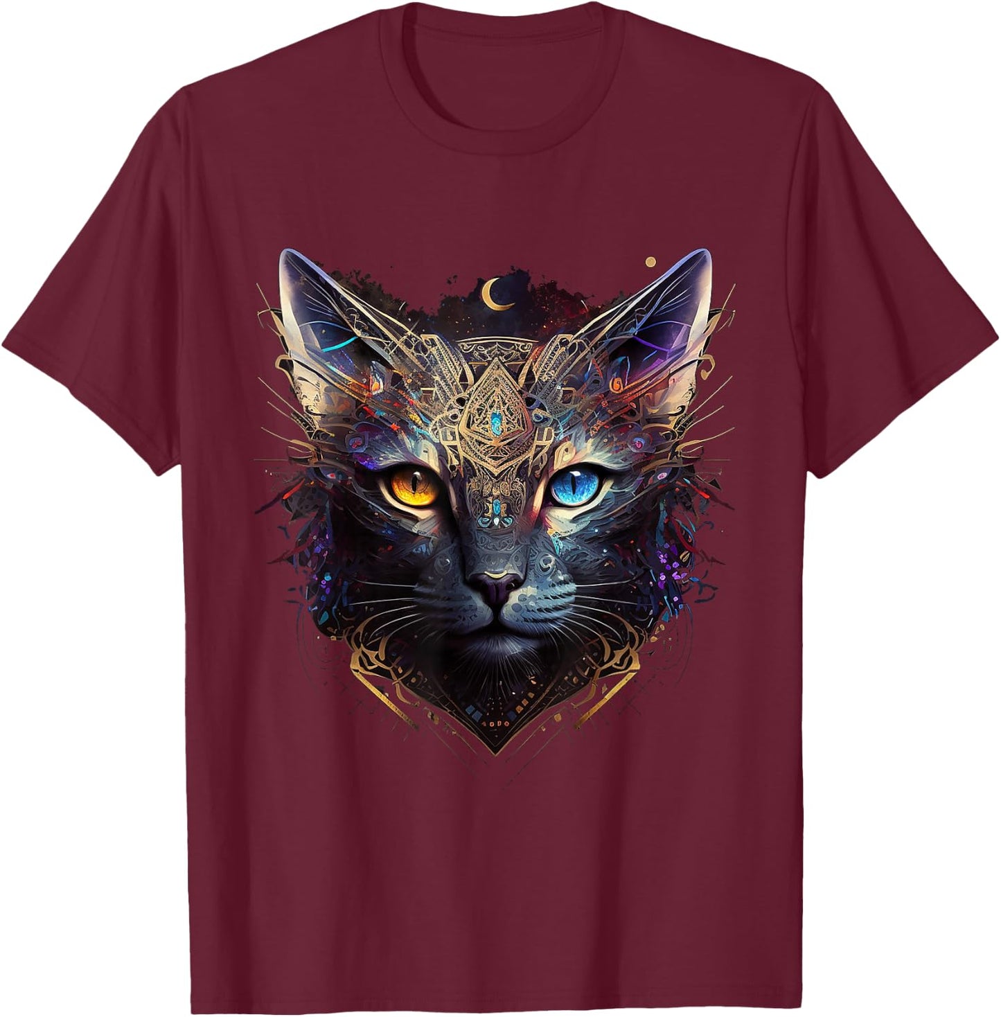 Cat Animal Lover Animal Cat T-Shirt - T-Shirt | Maroon