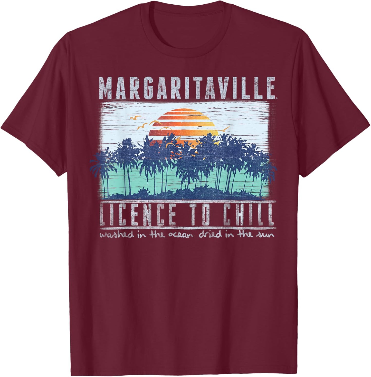 License To Chill T-Shirt - T-Shirt | Maroon
