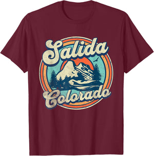 Salida Colorado T-Shirt - T-Shirt | Maroon