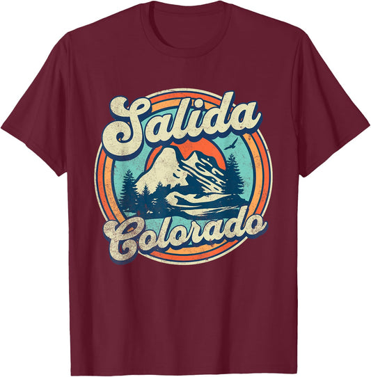 Salida Colorado T-Shirt - T-Shirt | Maroon