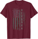 Bergara Family American Flag T-Shirt - T-Shirt | Maroon