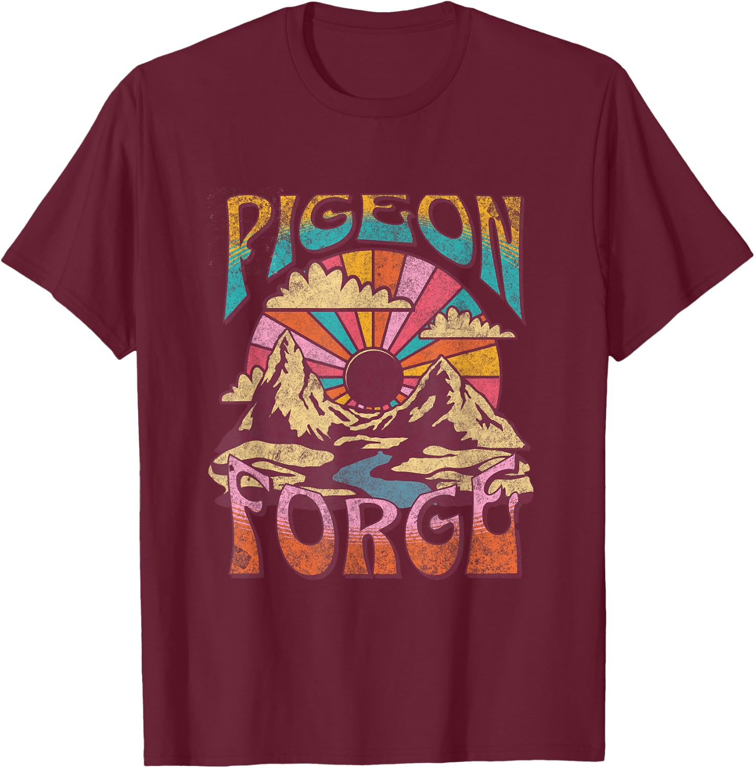 Pigeon Forge T-Shirt - T-Shirt | Maroon