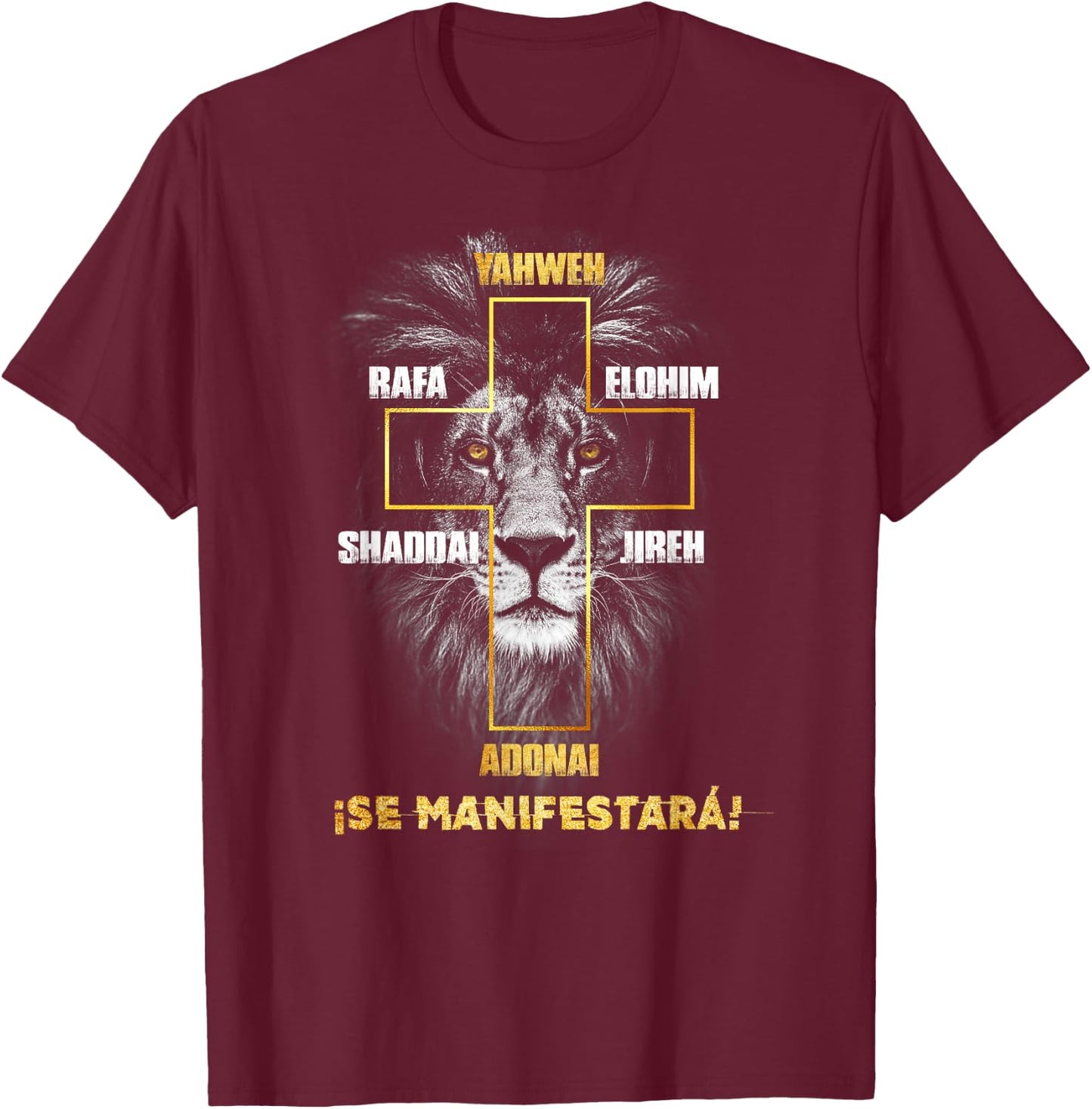 Cristianos de Jesus en Espanol - Christian Spanish mensaje T-Shirt - T-Shirt | Maroon