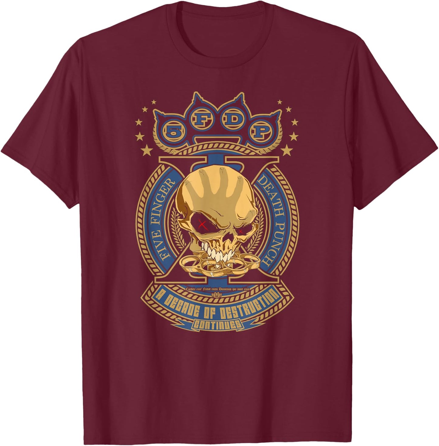5FDP – A Decade of Destruction T-Shirt - T-Shirt | Maroon