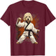 MMA Goldendoodle Dog Karate Women Girls Kids T-Shirt - T-Shirt | Maroon