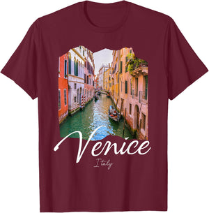 Venice Souvenir Venice Italy T-Shirt - T-Shirt | Maroon
