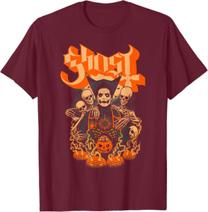 Ghost - Great Pumpkin Halloween T-Shirt - T-Shirt | Maroon