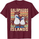 Galapagos Island Ecuador Blue Footed Booby Seabird T-Shirt - T-Shirt | Maroon