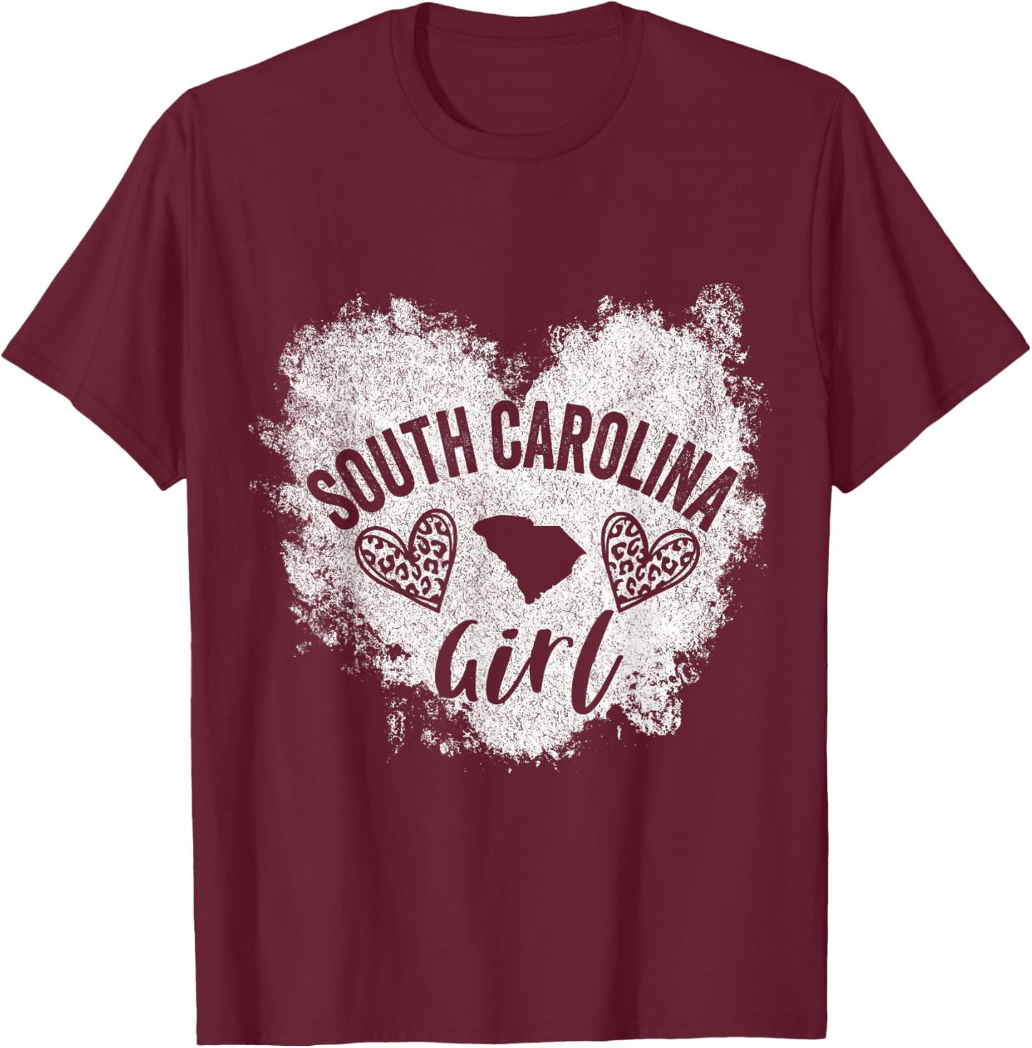 South Carolina Girl Funny Hometown South Carolina Home T-Shirt - T-Shirt | Maroon