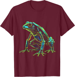 Frog Fantasy Art Animal Lovers Animals Frog T-Shirt - T-Shirt | Maroon