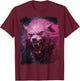 Werewolf Scary Pink Halloween T-Shirt - T-Shirt | Maroon