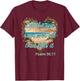 Beach Theme Christian Quotes Bible Verse Sayings T-Shirt - T-Shirt | Maroon