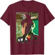 Beetlejuice Adam Ghost Form Photo Movie T-Shirt - T-Shirt | Maroon
