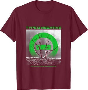 Type O Negative Red Water Green T-Shirt - T-Shirt | Maroon
