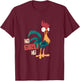 Disney Moana Hei Hei Chicken Hei Girl Hei T-Shirt - T-Shirt | Maroon