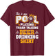 This Is My Pool Playing Trash Talking Beer Drinking Shirt T-Shirt - T-Shirt | Maroon
