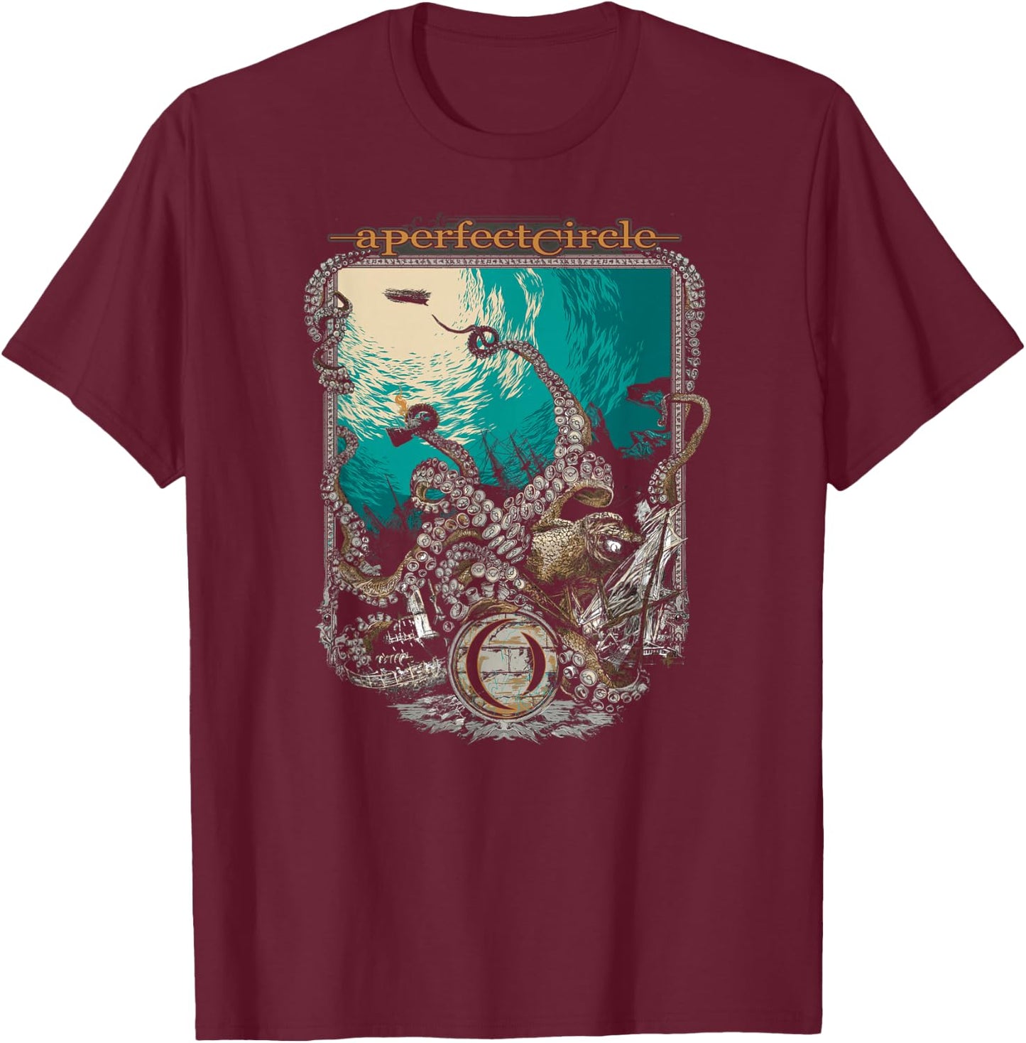 A Perfect Circle – The Depths T-Shirt - T-Shirt | Maroon