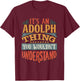 Adolph Name T-Shirt - T-Shirt | Maroon