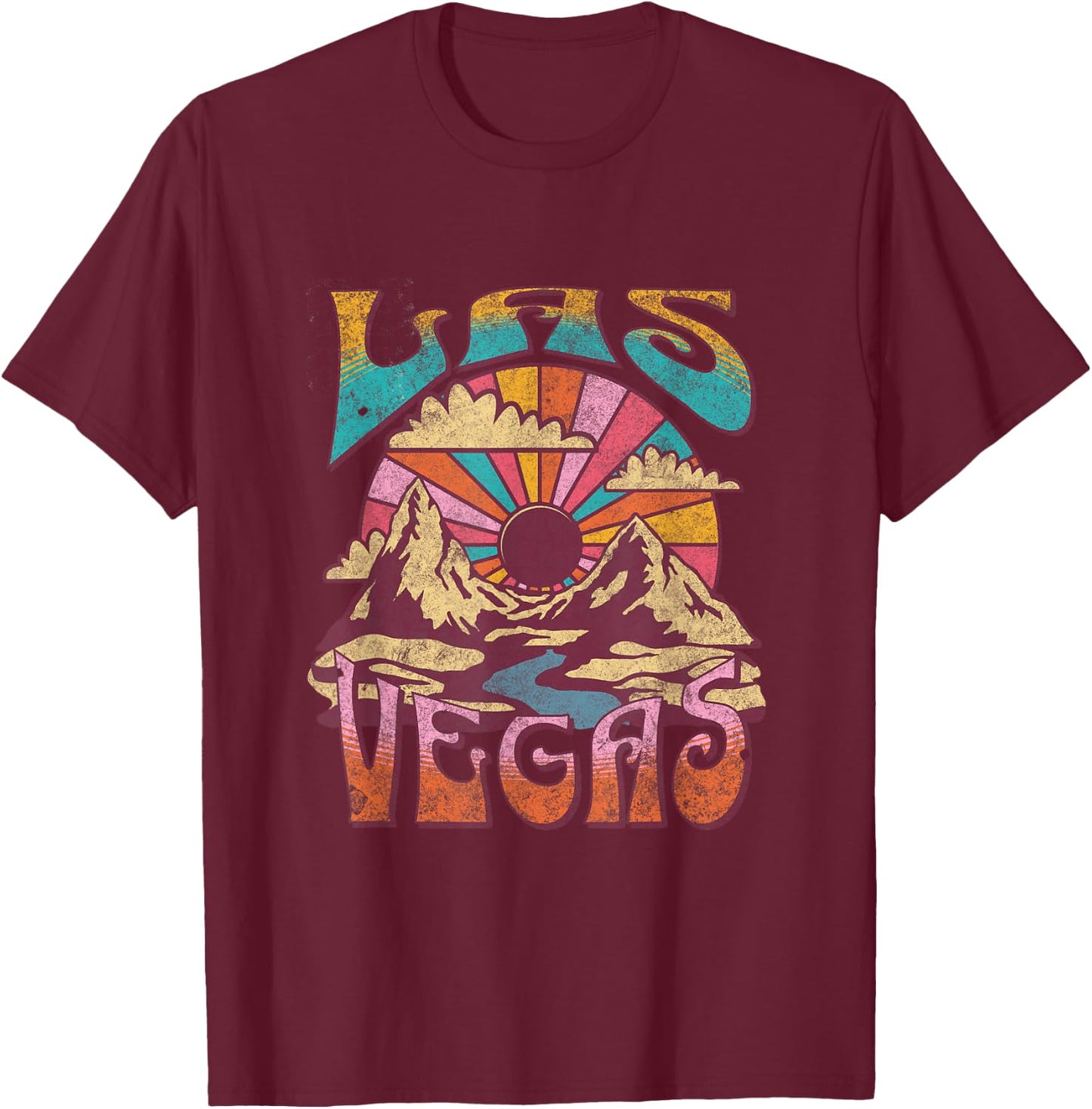 Las Vegas T-Shirt - T-Shirt | Maroon