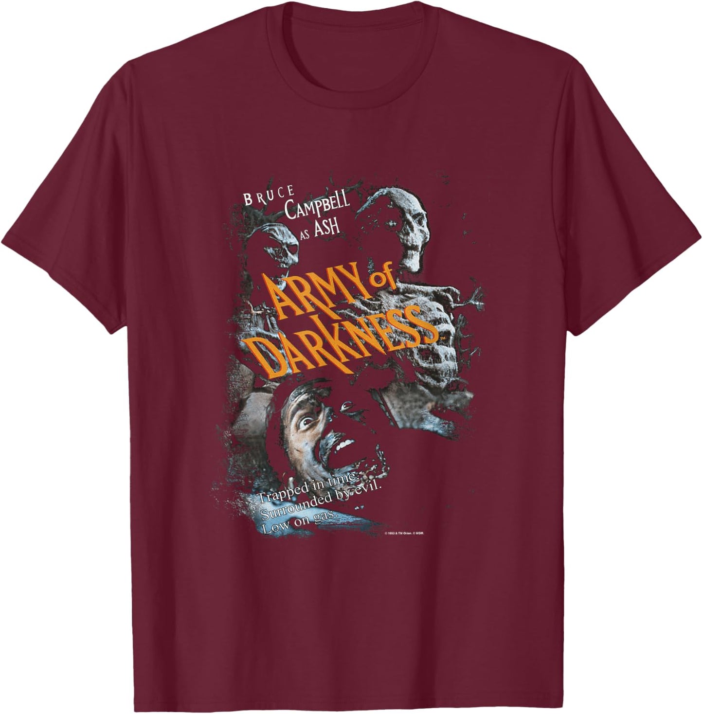 Army of Darkness Covered T-Shirt - T-Shirt | Maroon