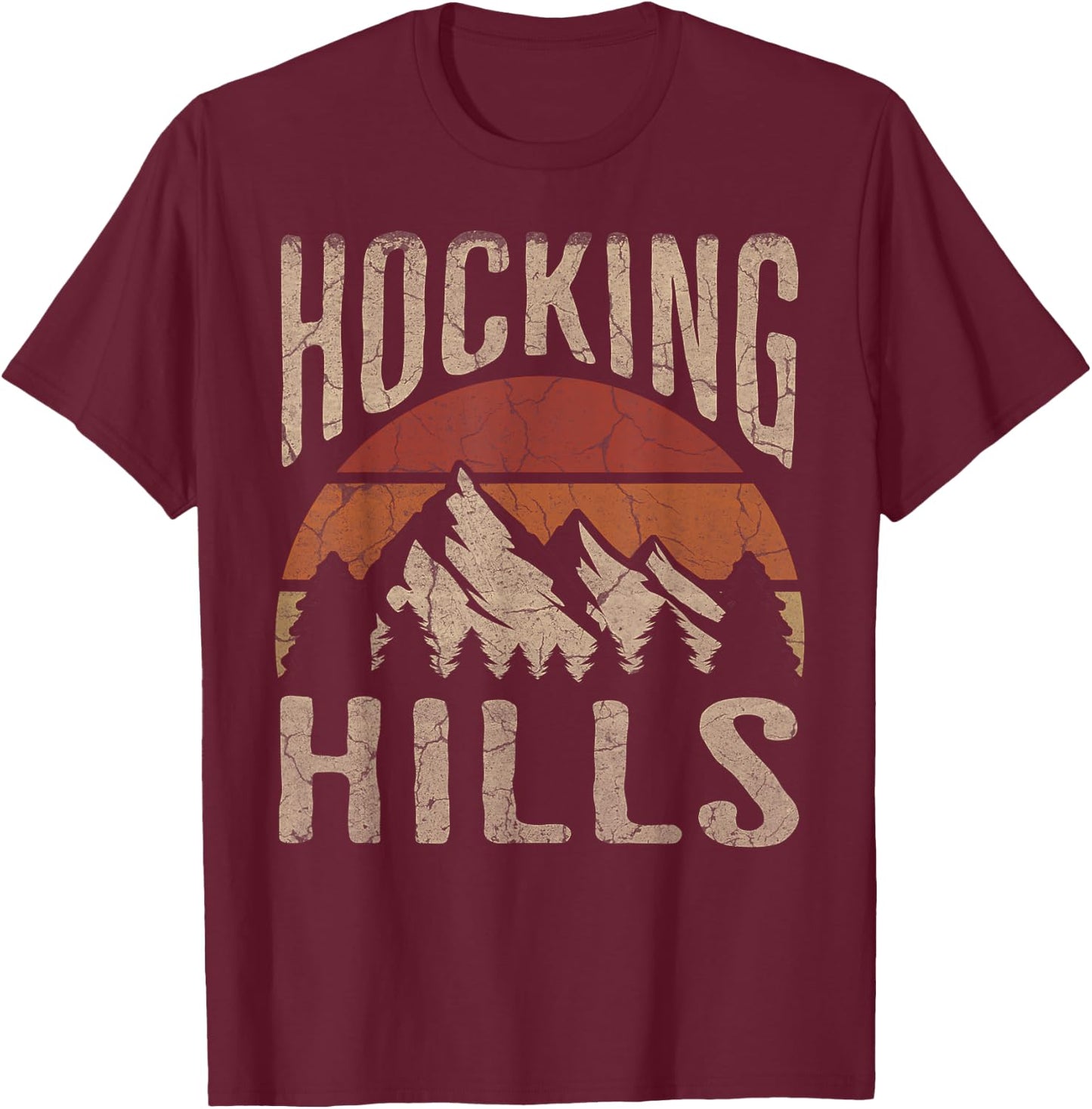 Hocking Hills T-Shirt - T-Shirt | Maroon