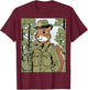 Squirrel Park Ranger Forest Protector Wildlife T-Shirt - T-Shirt | Maroon