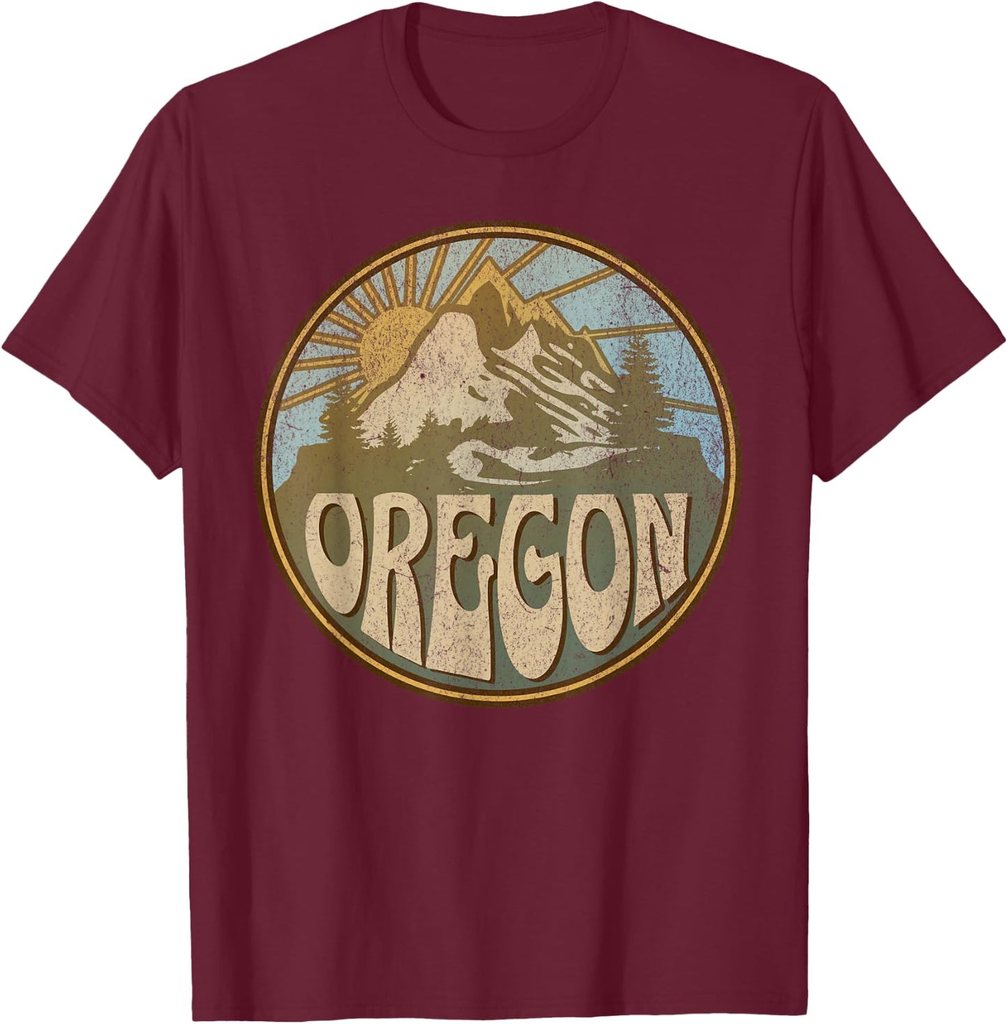 Oregon T-Shirt - T-Shirt | Maroon