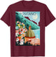 Amalfi Coast Positano Italy T-Shirt - T-Shirt | Maroon