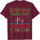 Offshore Renewables Ugly Christmas Sweater - Offshore Worker T-Shirt - T-Shirt | Maroon