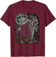 Wolves howling at moon wolf wild animal T-Shirt - T-Shirt | Maroon