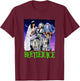 Beetlejuice Spooky Vintage Title Movie Poster T-Shirt - T-Shirt | Maroon
