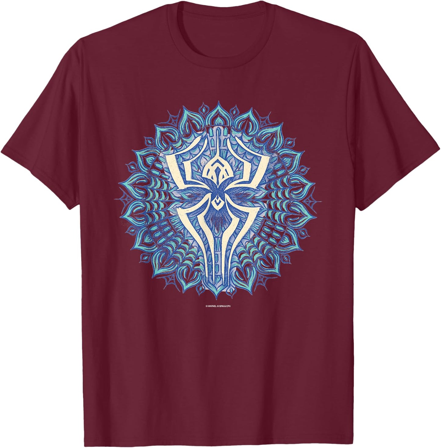 Marvel Spider-Man: Across the Spider-Verse Pavitr Symbol T-Shirt - T-Shirt | Maroon