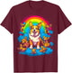 Heaven Dog Welsh Corgi T-Shirt - T-Shirt | Maroon
