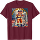 Halloween Pumpkin Firefighter Stop Drop And Roll a Firehouse T-Shirt - T-Shirt | Maroon
