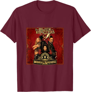 Black Eyed Peas - Monkey Business Album T-Shirt - T-Shirt | Maroon