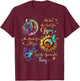 She Has She Soul Of A Gypsy The Heart Of A Hippie Fairy T-Shirt - T-Shirt | Maroon